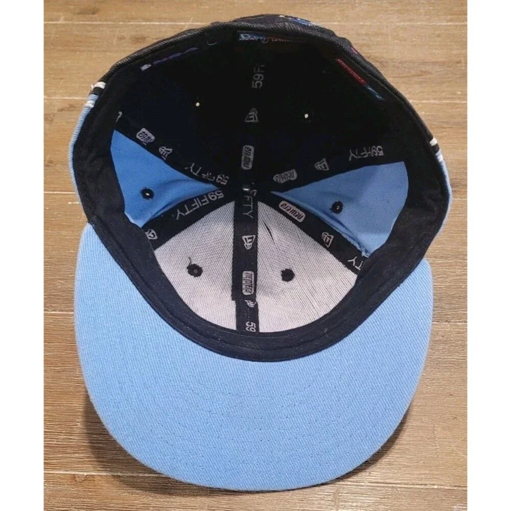 Vtg New Era Orlando Magic Tracy Mcgrady Fitted Hat Sz 7 3/8 NBA 59Fifty Wool Blk